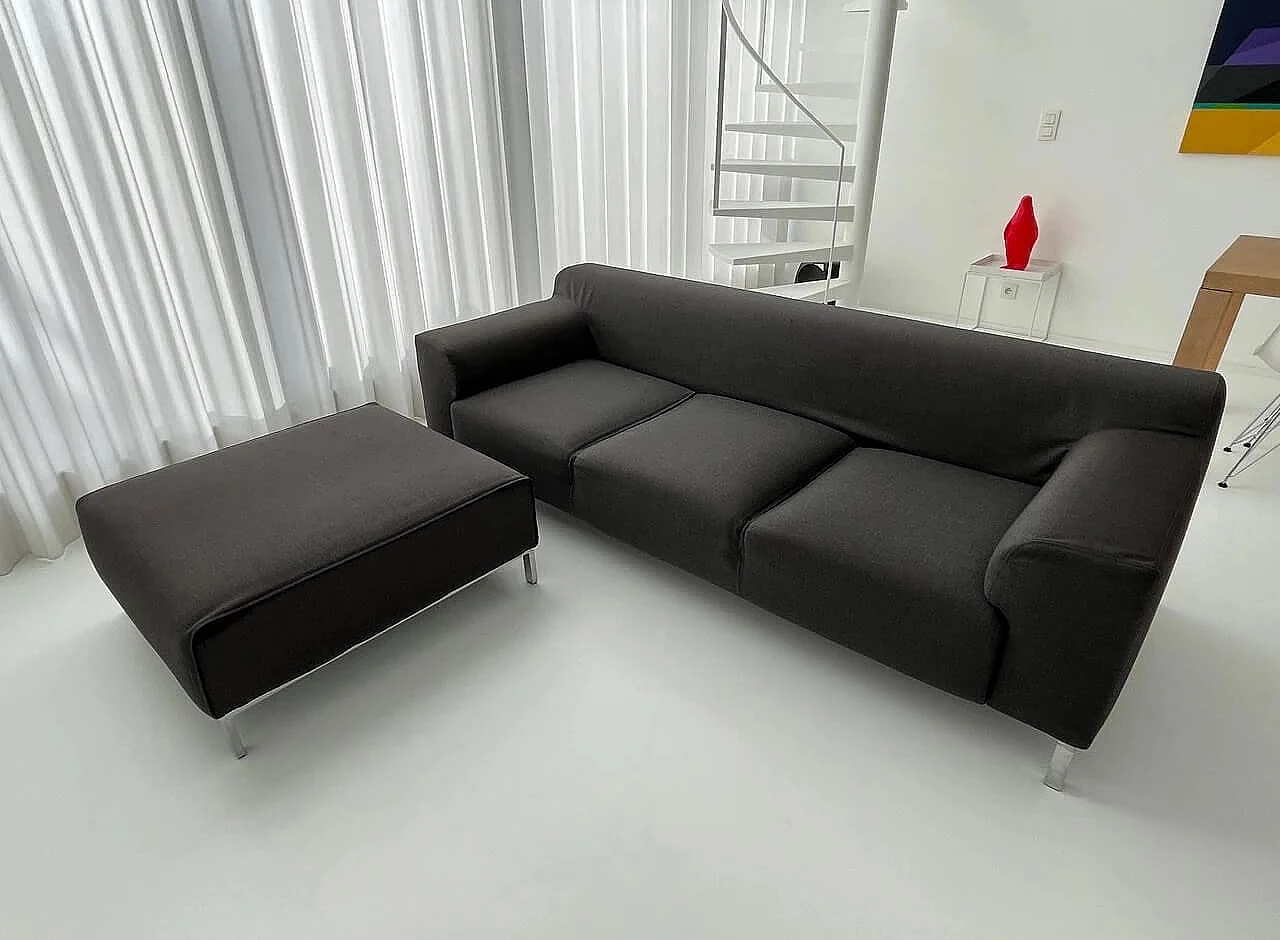 Greg sofa with pouf by EMAF Progetti for Zanotta 1