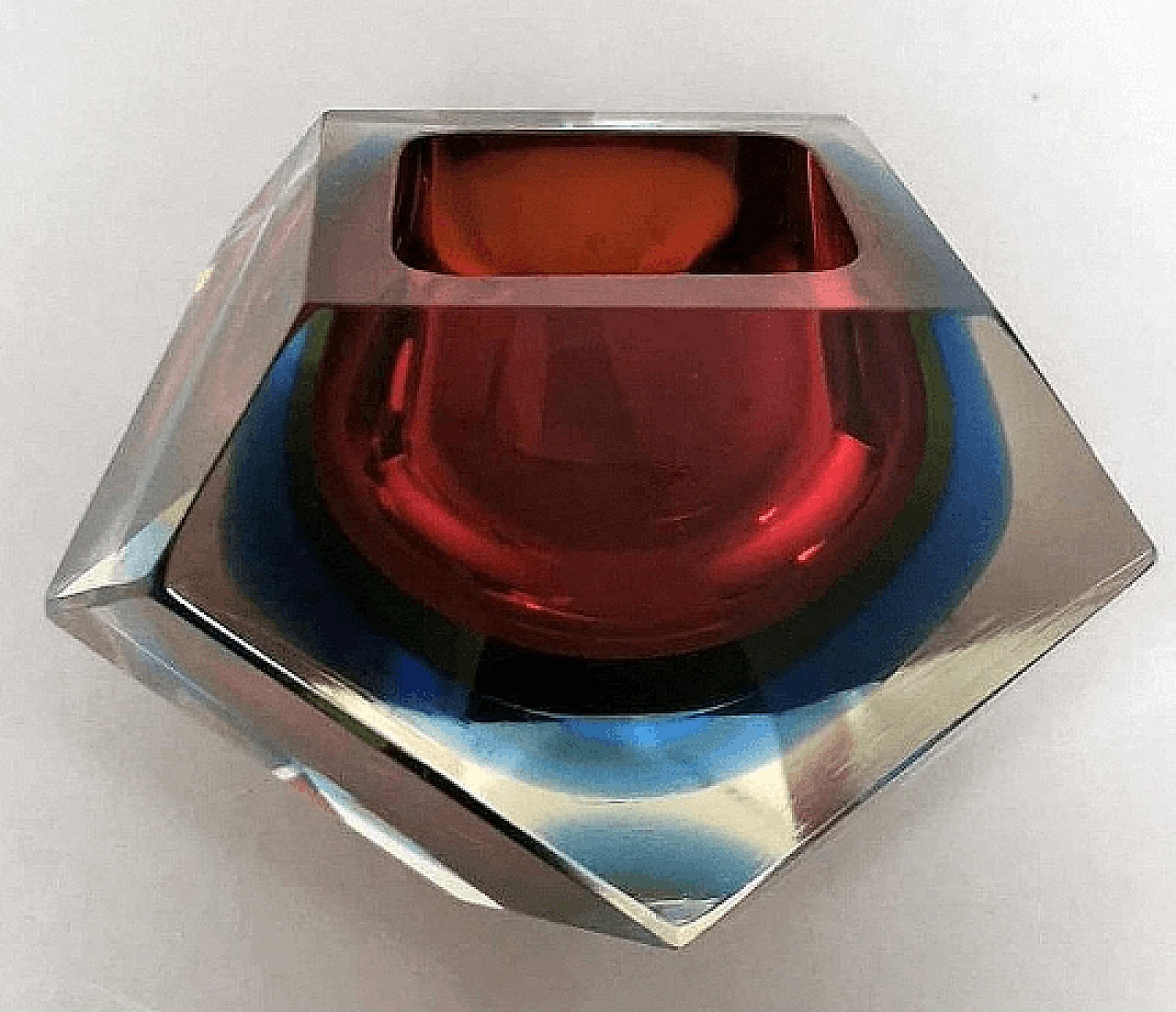 Murano glass ashtray in the style of Mandruzzato, 1960s 4