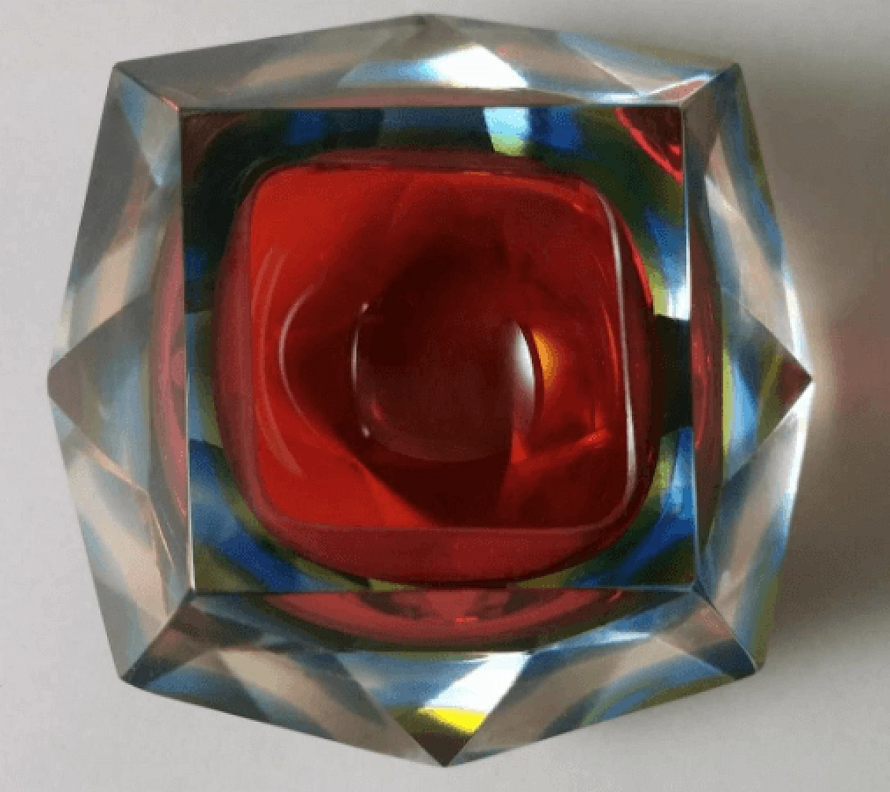 Murano glass ashtray in the style of Mandruzzato, 1960s 6