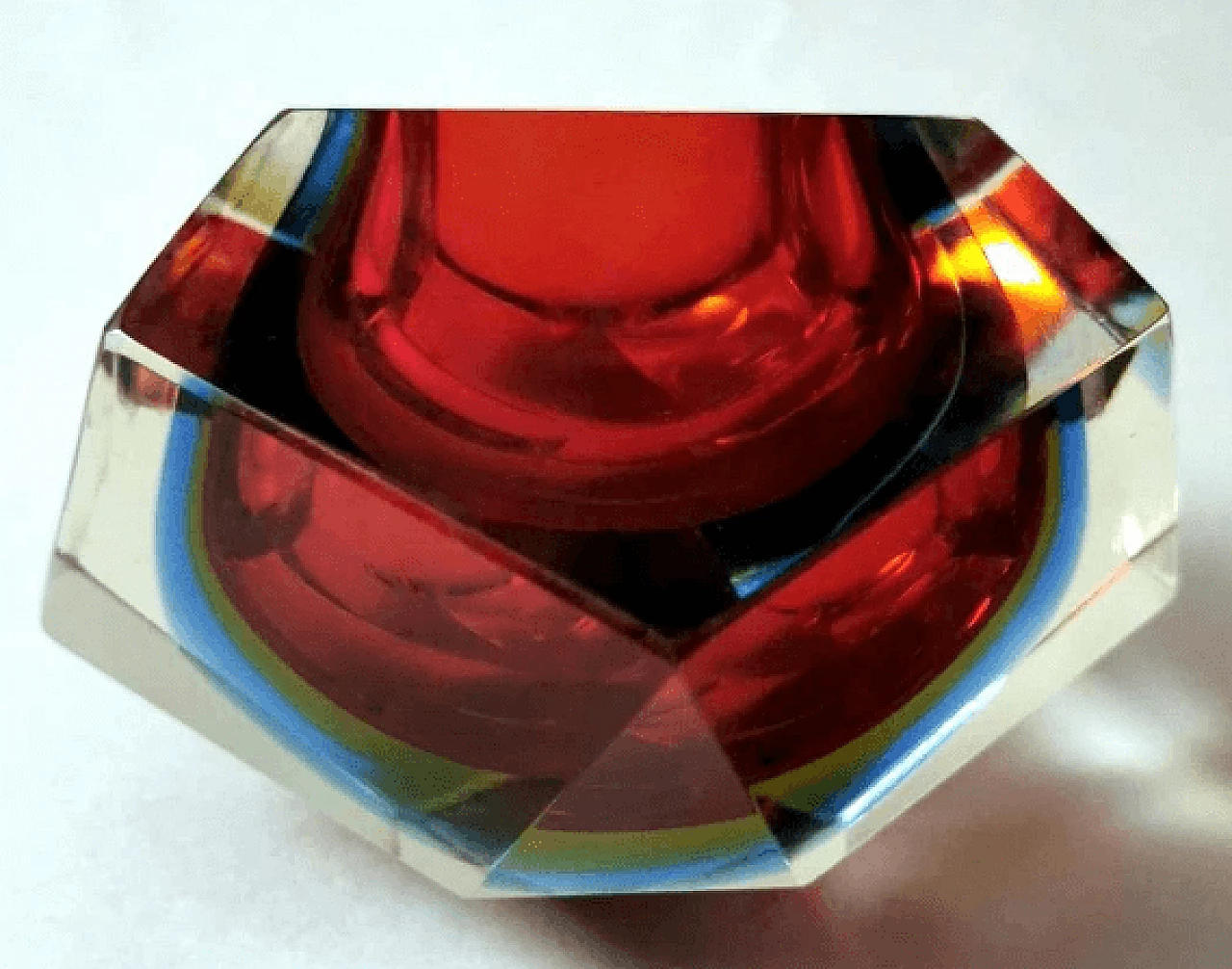 Murano glass ashtray in the style of Mandruzzato, 1960s 10