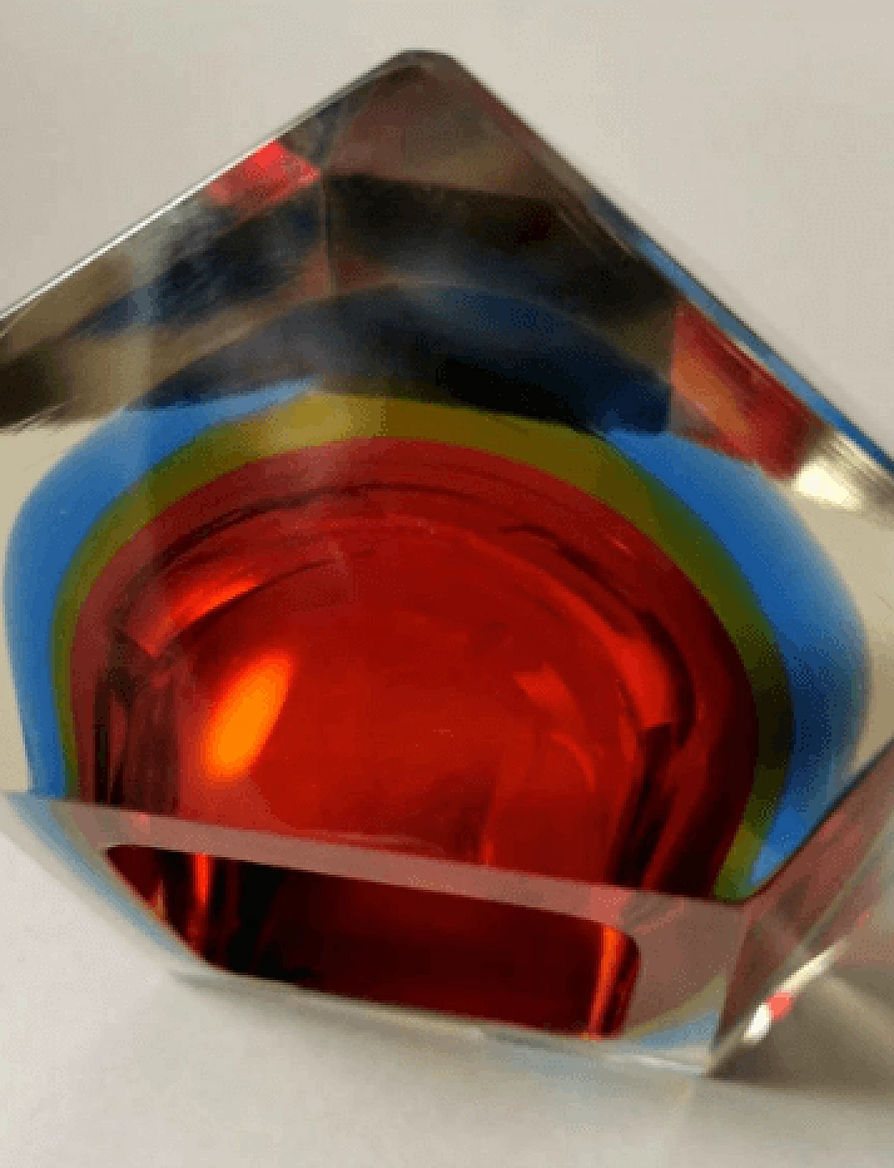 Murano glass ashtray in the style of Mandruzzato, 1960s 11