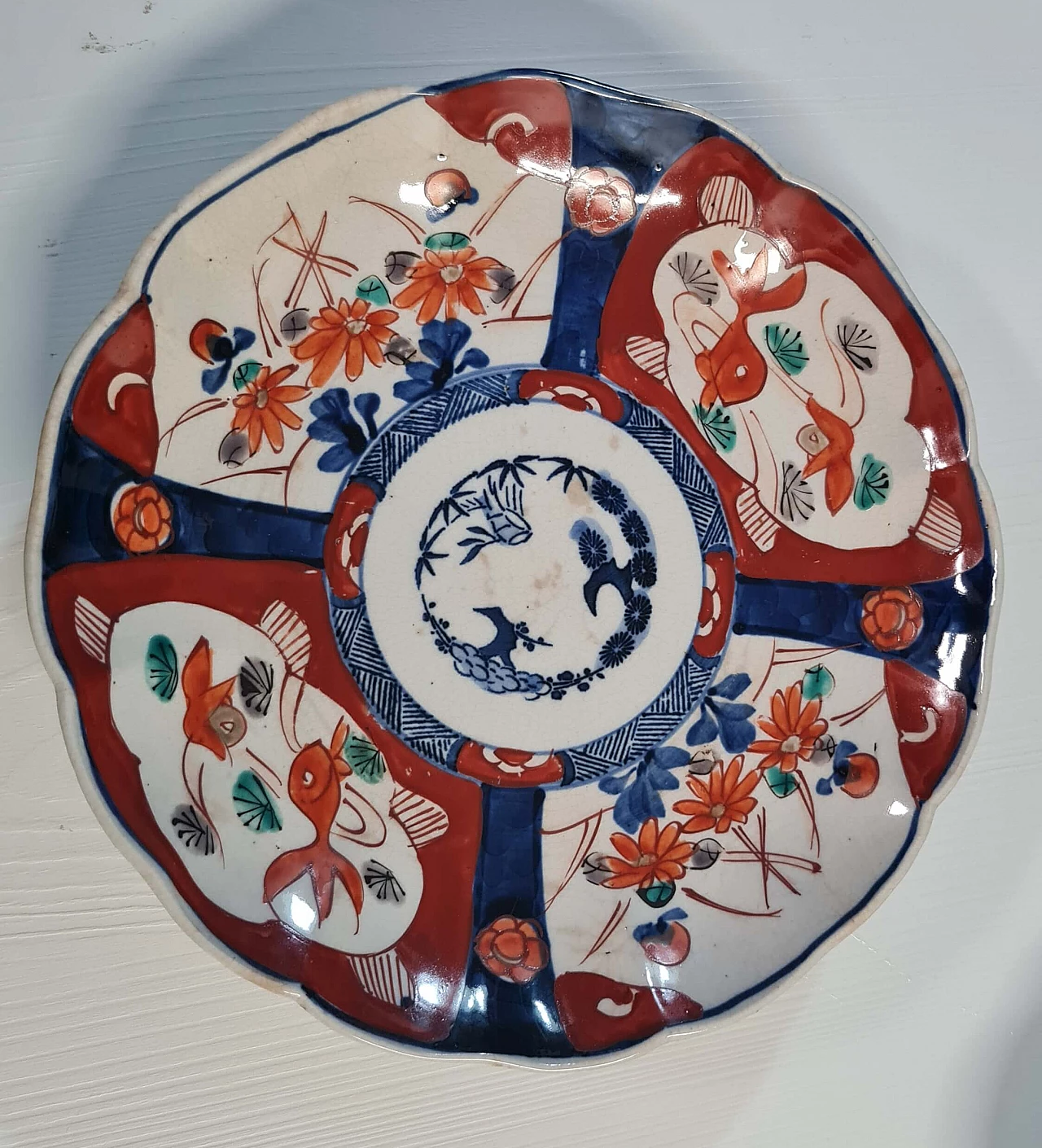 4 Japanese Imari porcelain dishes, 19th century 5