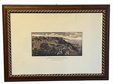 Veduta di Messina, riproduzione da Filippo Giannetti, stampa a colori, anni '50