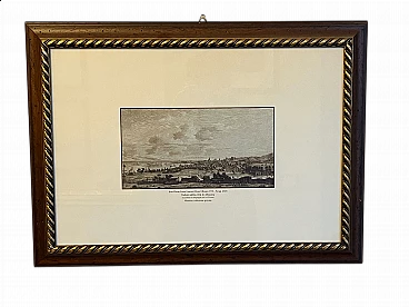 View of Messina, reproduction of Jean-Pierre Houel, print, 1950s