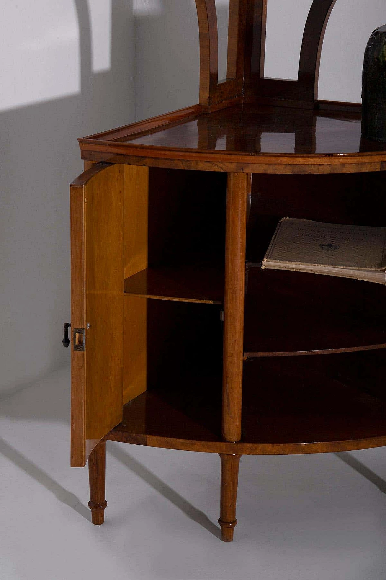 Corner sideboard in briarwood by Gio Ponti, 1950s 5