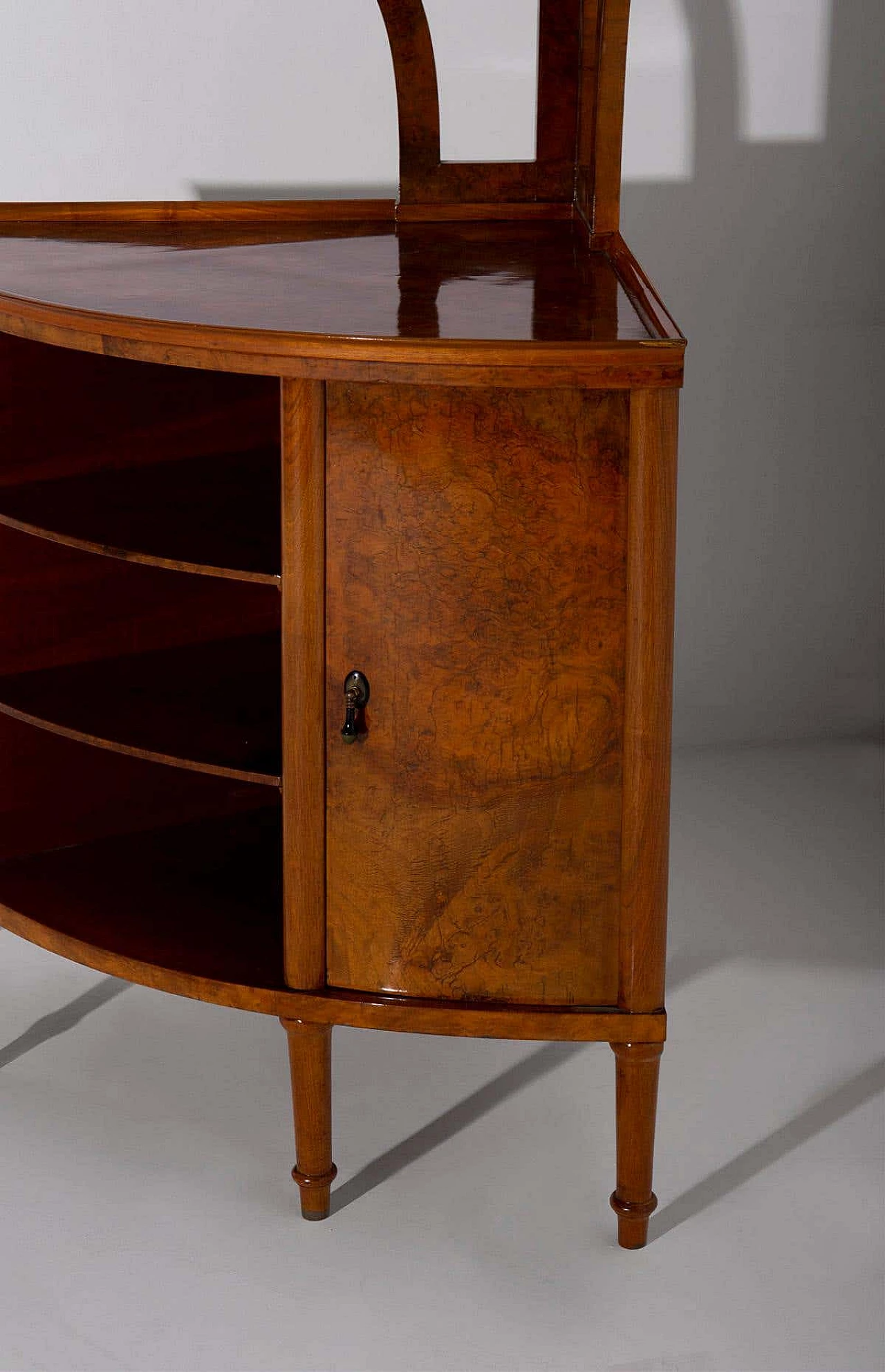 Corner sideboard in briarwood by Gio Ponti, 1950s 11