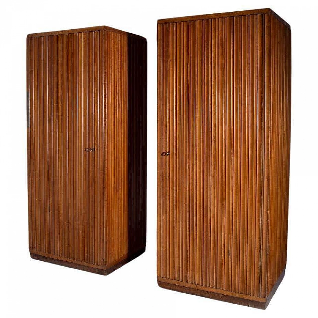 Armadio grissinato attribuito a Luigi Scremin di Fabbrica Mobili e Armadi Triestina, anni '50 1