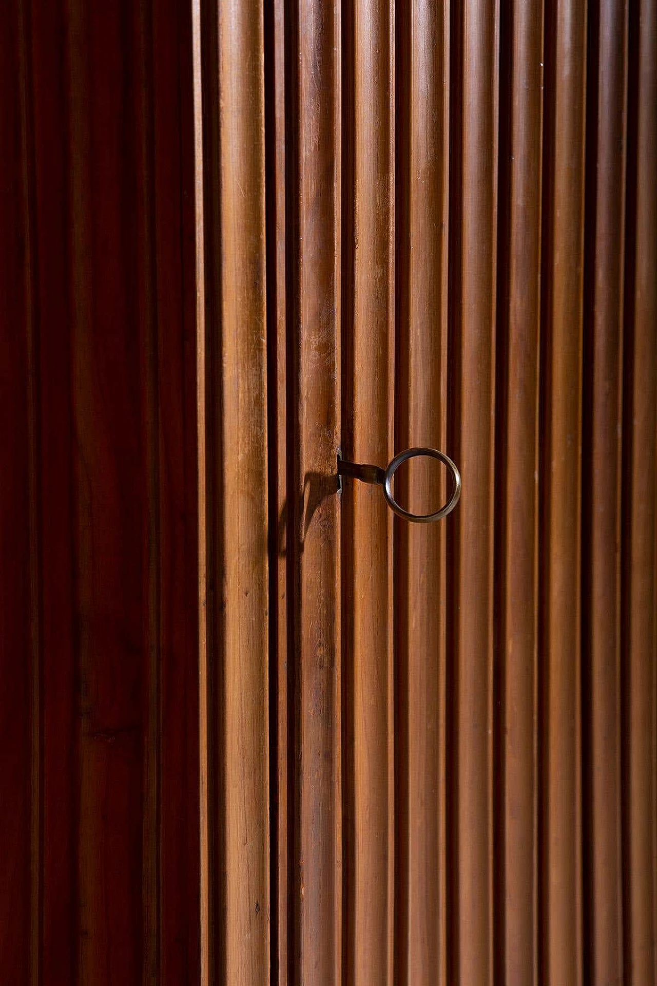 Armadio grissinato attribuito a Luigi Scremin di Fabbrica Mobili e Armadi Triestina, anni '50 14