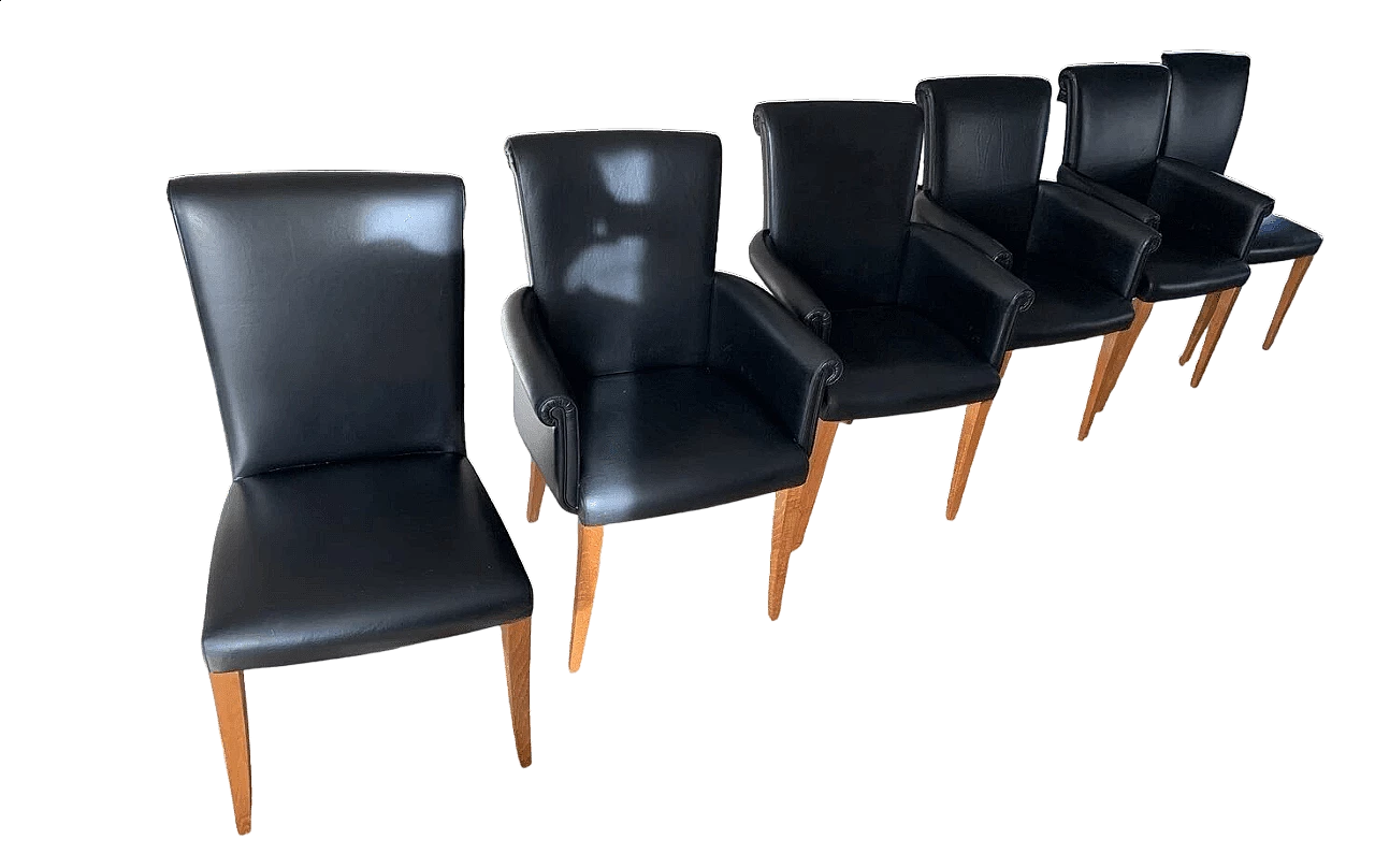 6 Sedie Vittoria di Poltrona Frau 16