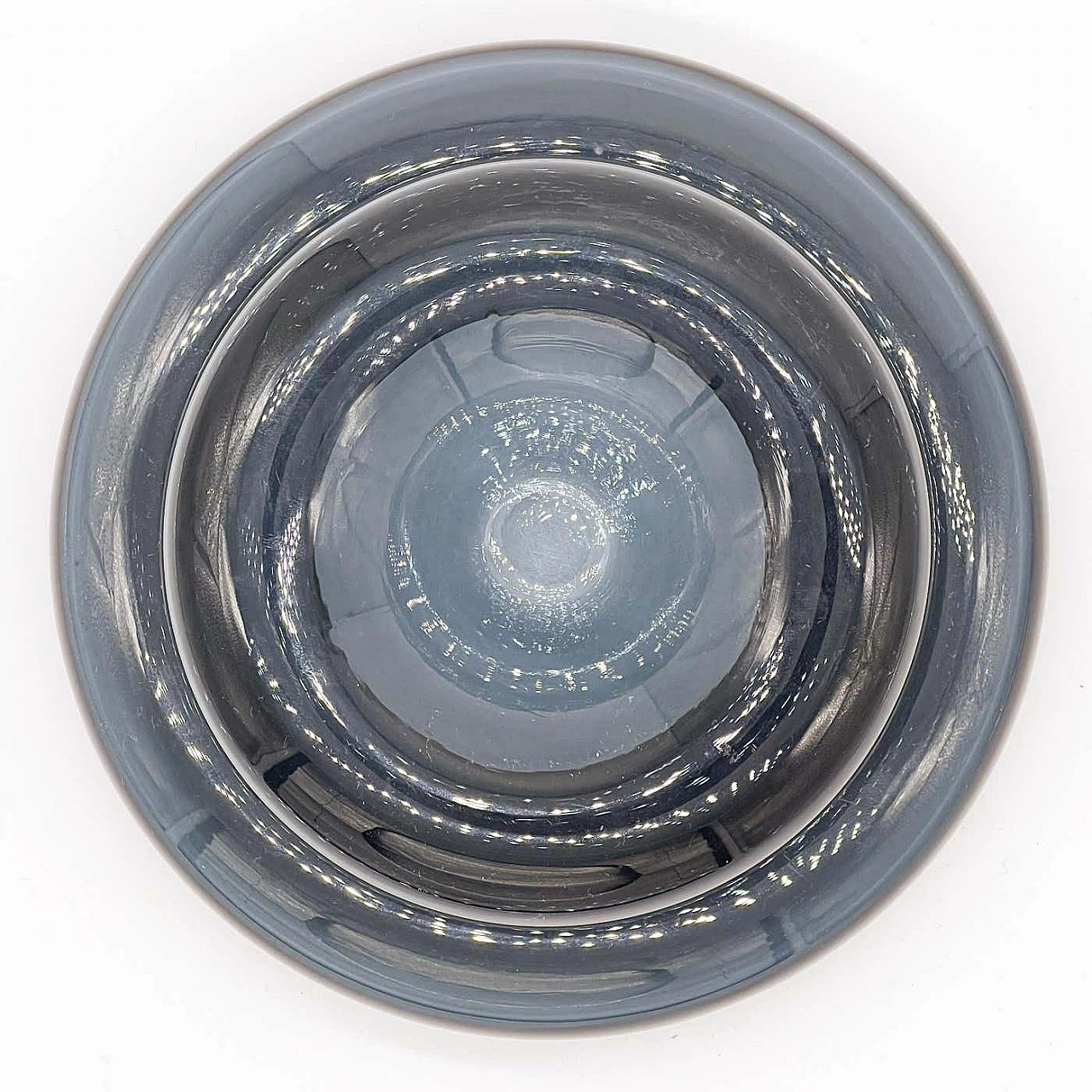 Coppia di vide poche impilabili in vetro di Murano, anni '70 5
