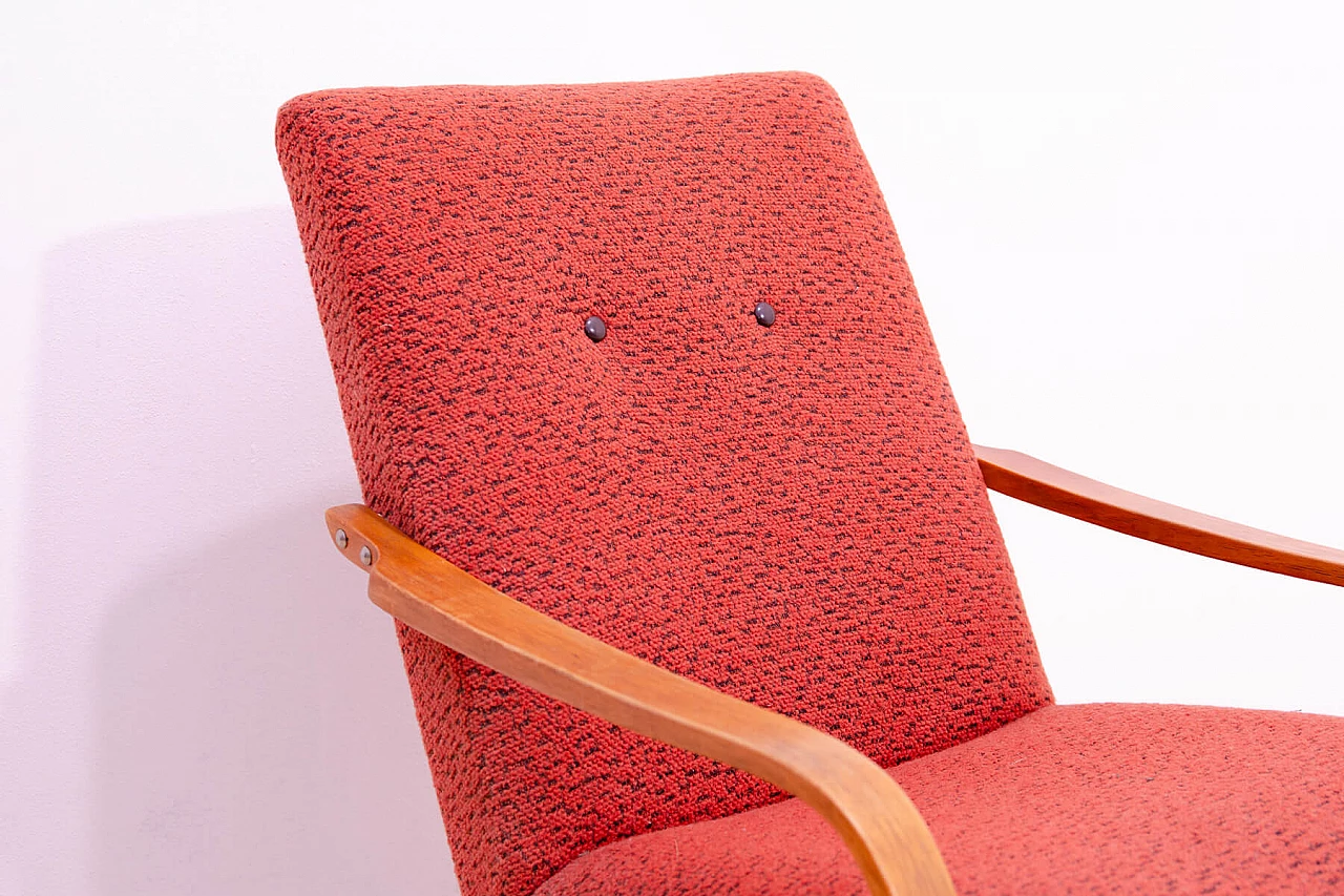 Pair of armchairs by Jaroslav Šmídek for Český Nábytek, 1960s 9