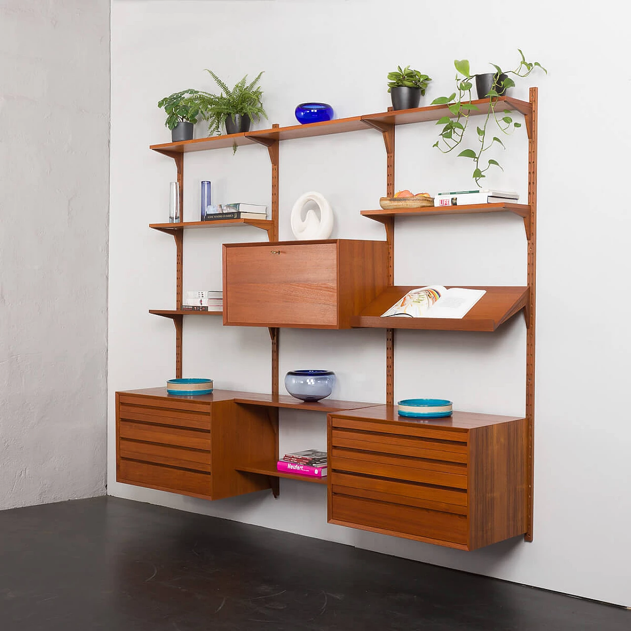 Teak storage wall by Poul Cadovius for Cado, 1960s 2