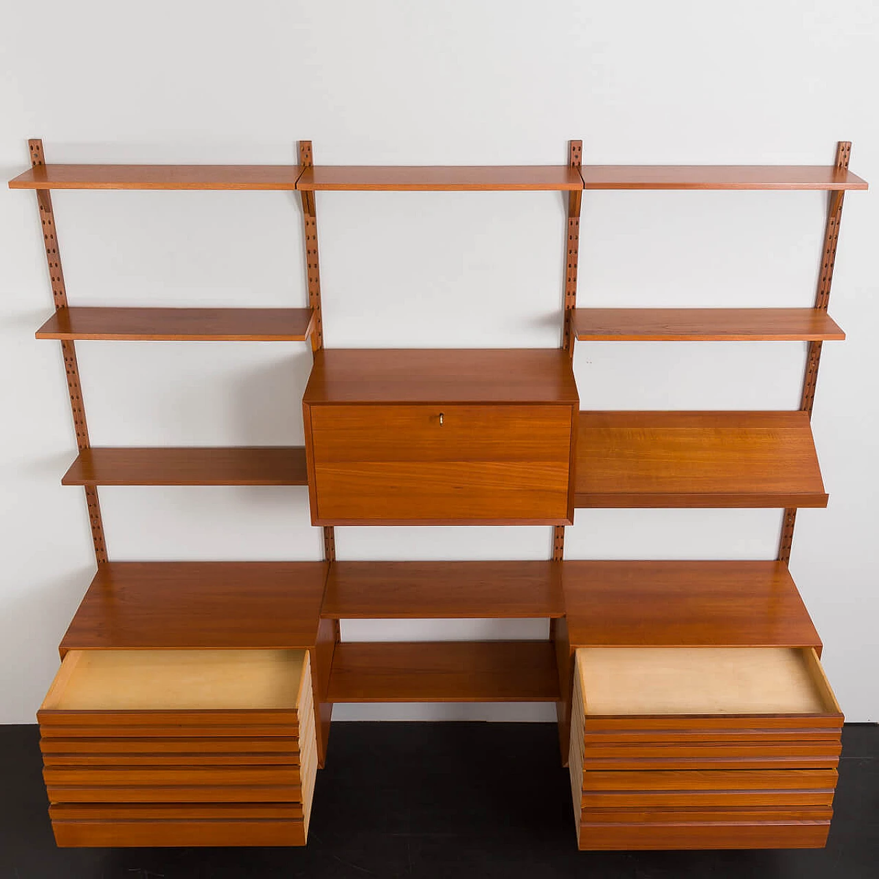 Teak storage wall by Poul Cadovius for Cado, 1960s 7