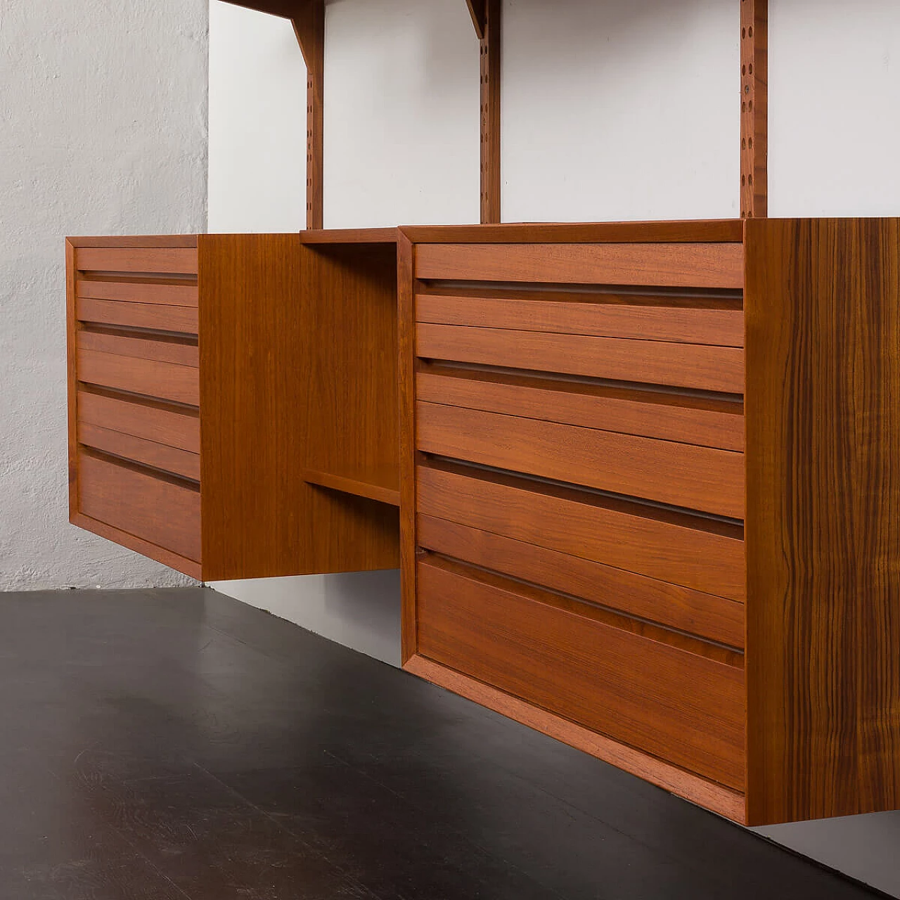 Teak storage wall by Poul Cadovius for Cado, 1960s 17