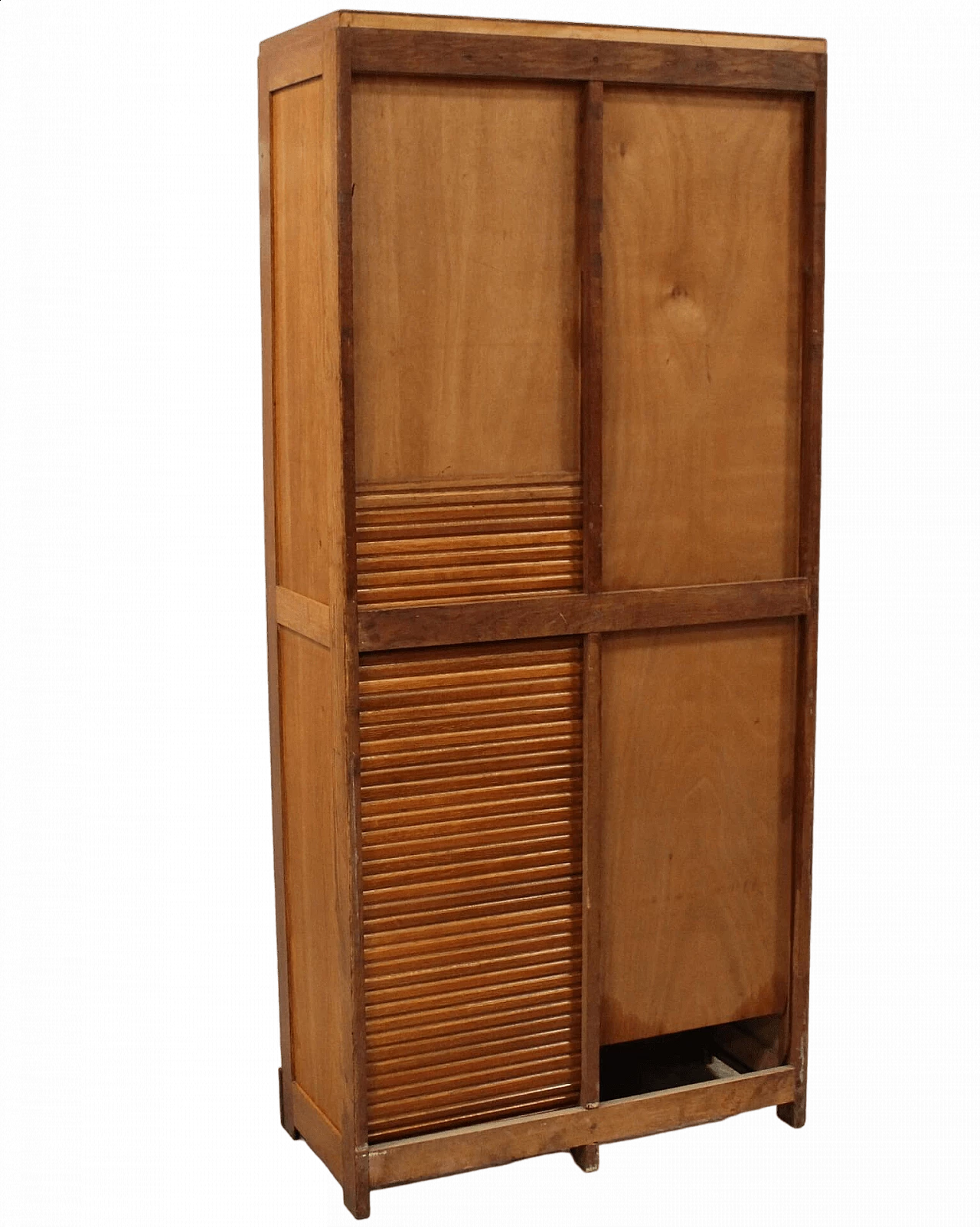 Double shutter oak filing cabinet, early 20th century 10
