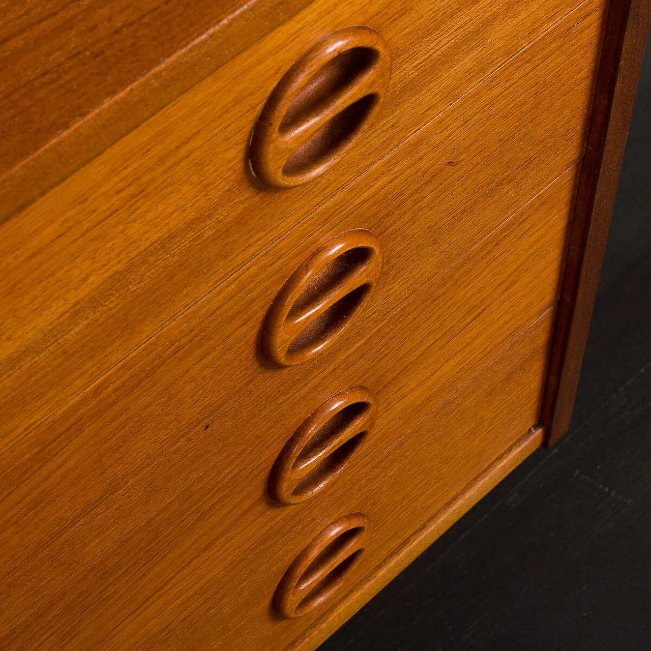 Danish teak wall unit with drawer in the style of Poul Cadovius, 1960s 11