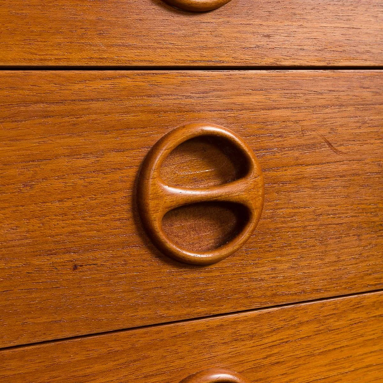 Parete attrezzata danese in teak con cassettone nello stile di Poul Cadovius, anni '60 12