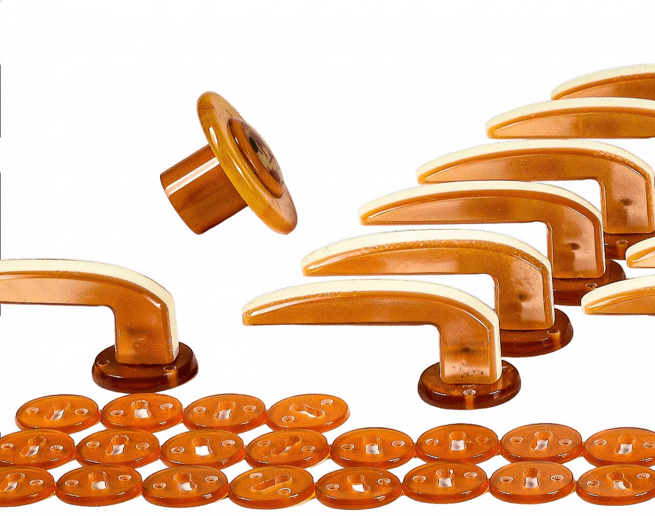 Bakelite door handles, mid-19th century 10