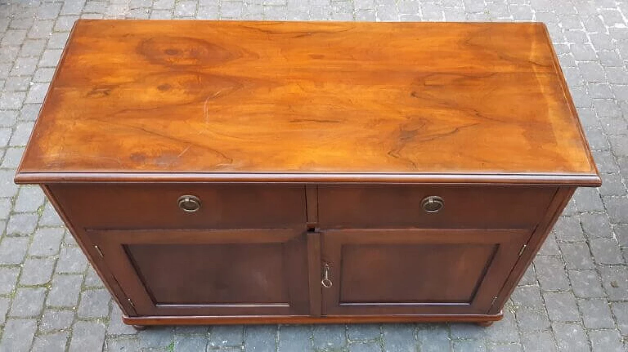 Credenza antica in noce e ciliegio, '800 2