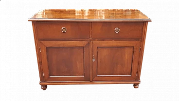 Walnut and cherry antique sideboard, 19th century