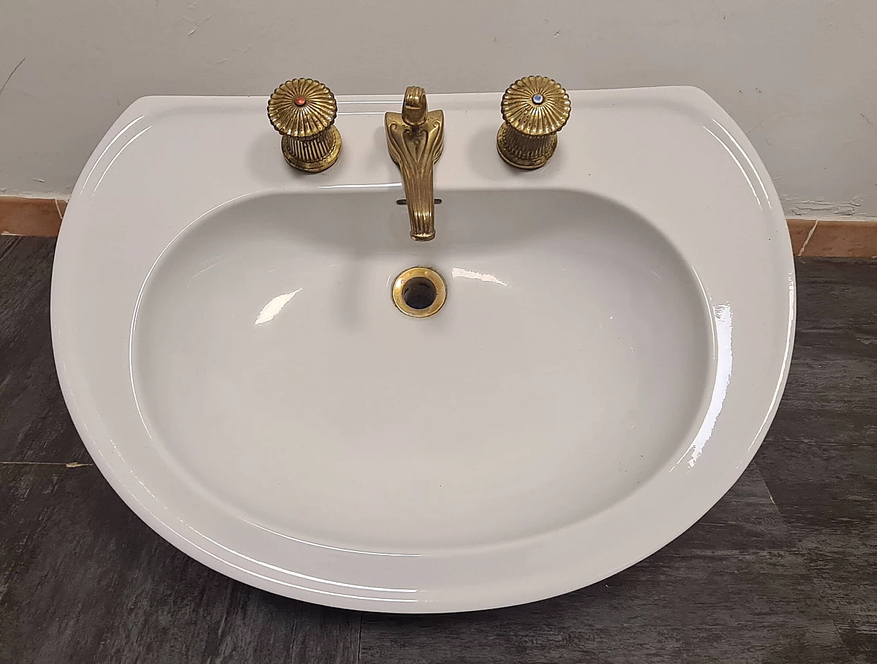 Tabor ceramic washbasin by Antonia Campi for SCI Laveno, 1960s 7