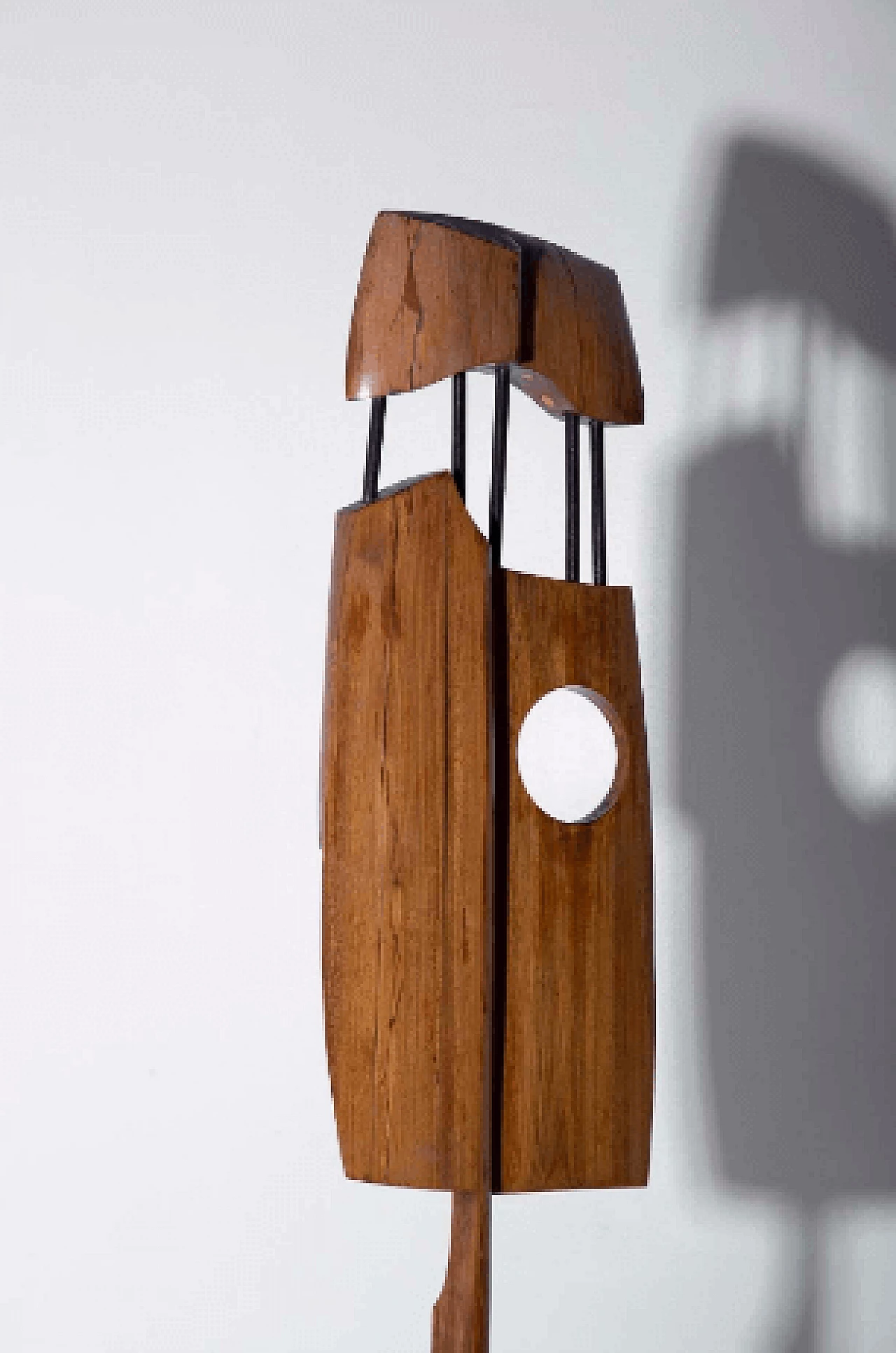 Elvio Becheroni, Totem, wood and iron sculpture, 1988 2