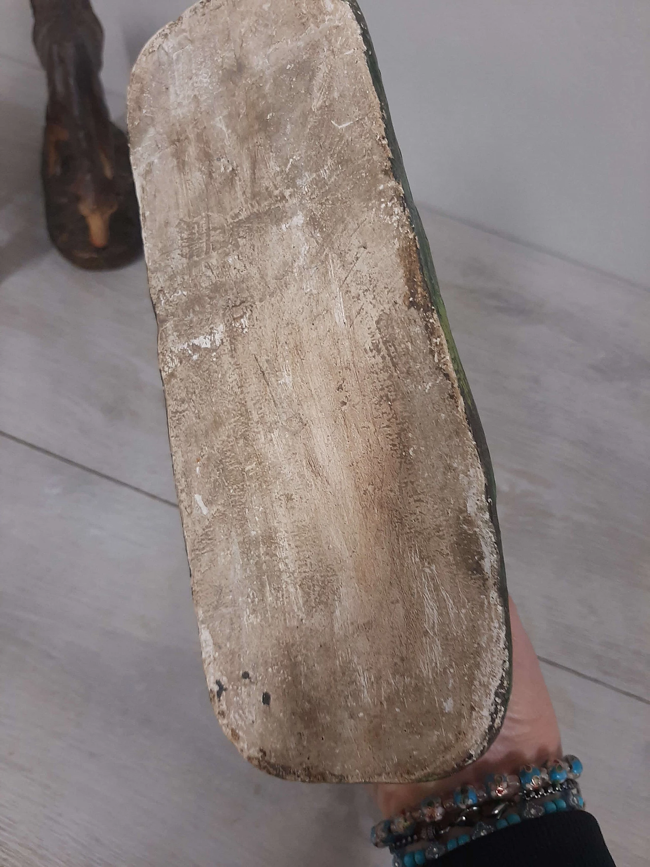 5 Nativity scene figurines in plaster and paper, late 19th century 5