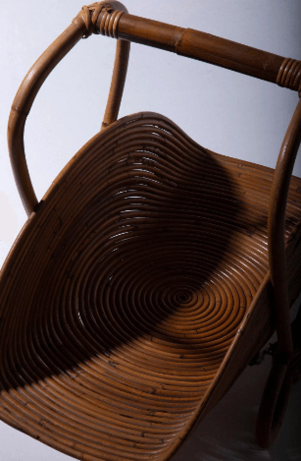 Bamboo magazine rack, 1950s 13