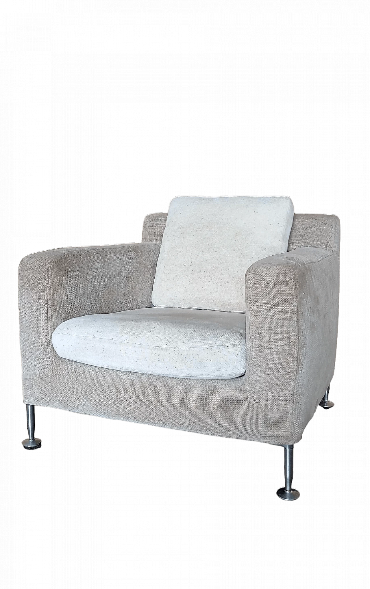 Harry armchair by Antonio Citterio for B&B Italia in Maxalto fabric 109