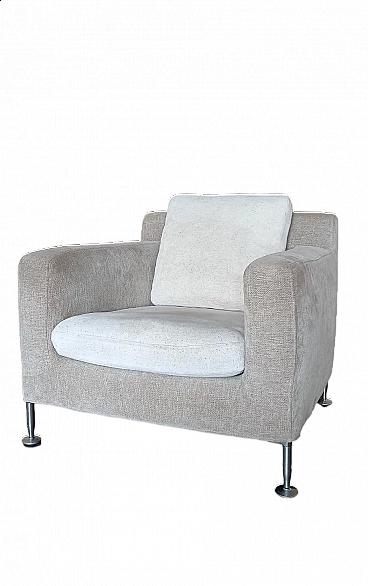 Harry armchair by Antonio Citterio for B&B Italia in Maxalto fabric