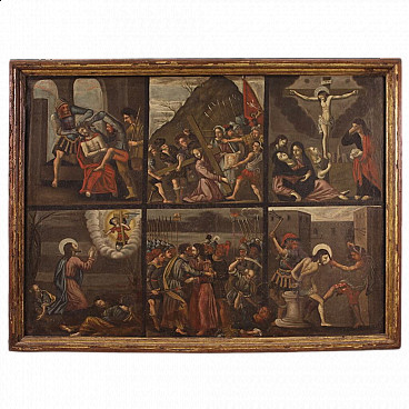 Episodes from the life of Christ, oil on canvas, second half of the 17th century