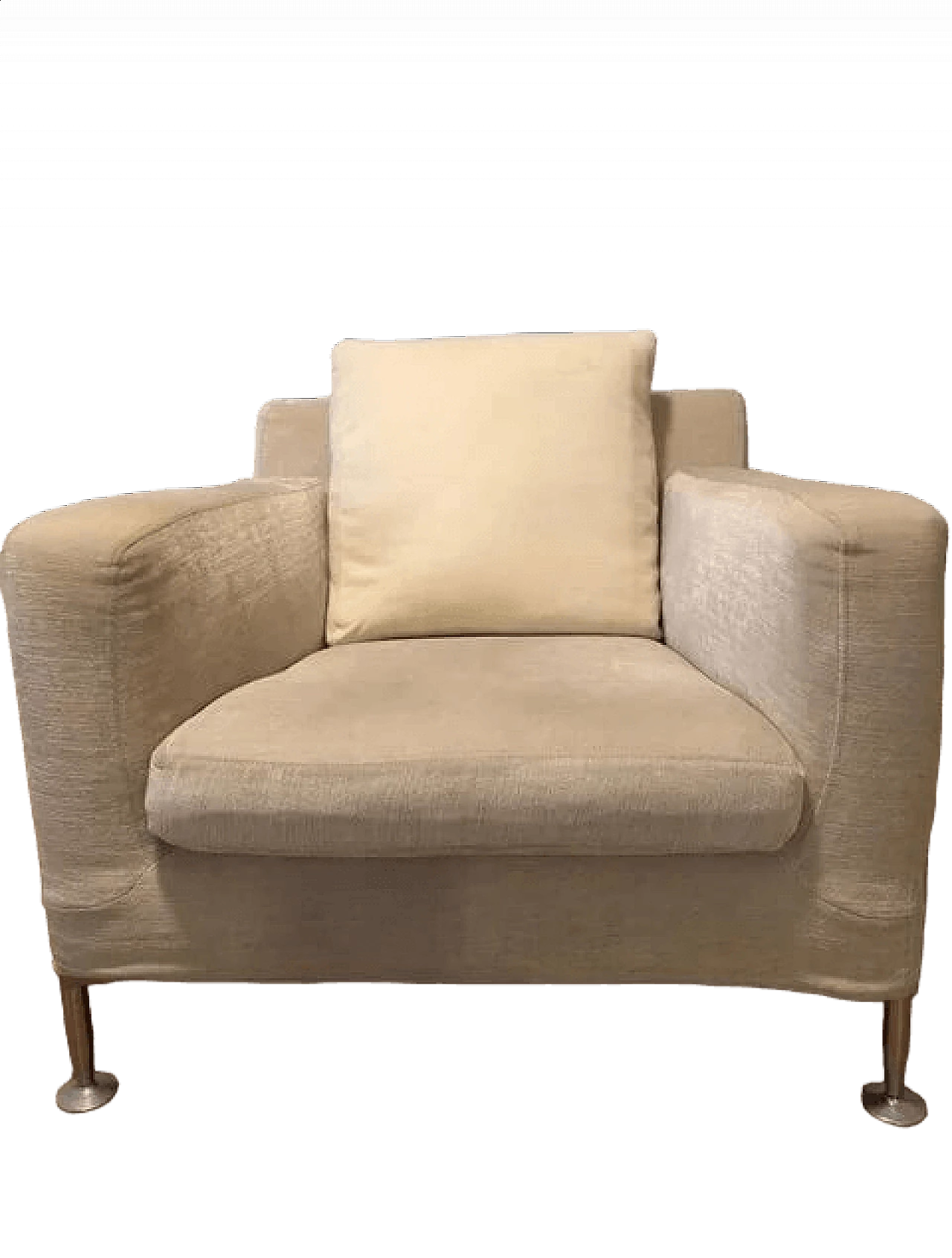 Harry armchair in Maxalto fabric tortora by Antonio Citterio for B&B Italia 6