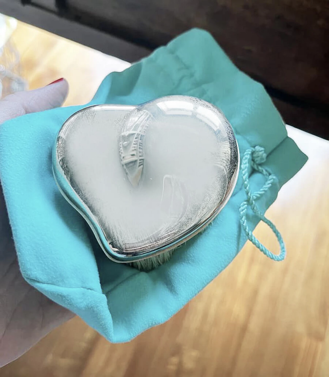 Heart baby brush by Elsa Peretti for Tiffany & Co, 1990s 2