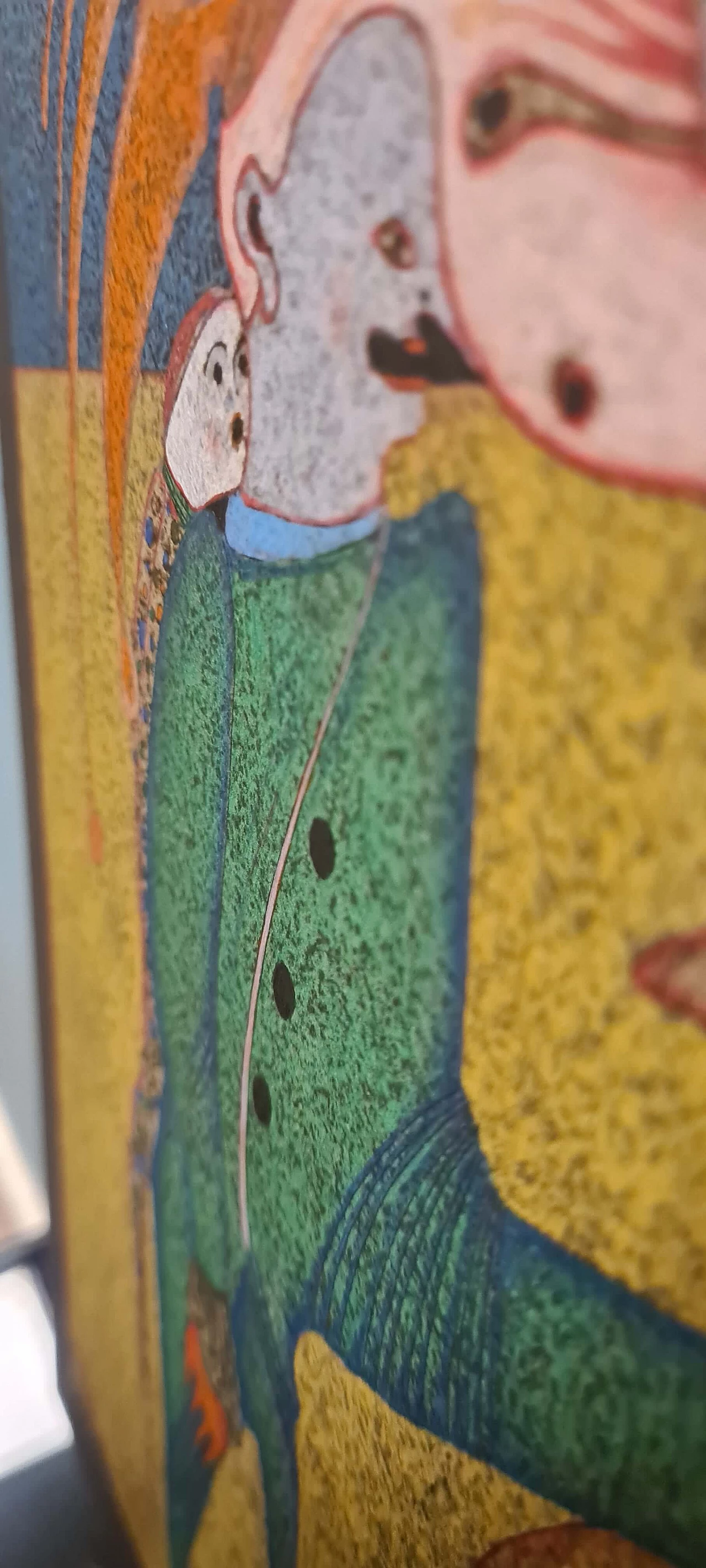 Mihail Chemiakin, Carnival of Saint Petersburg, mixed media painting on cardboard, 1981 9