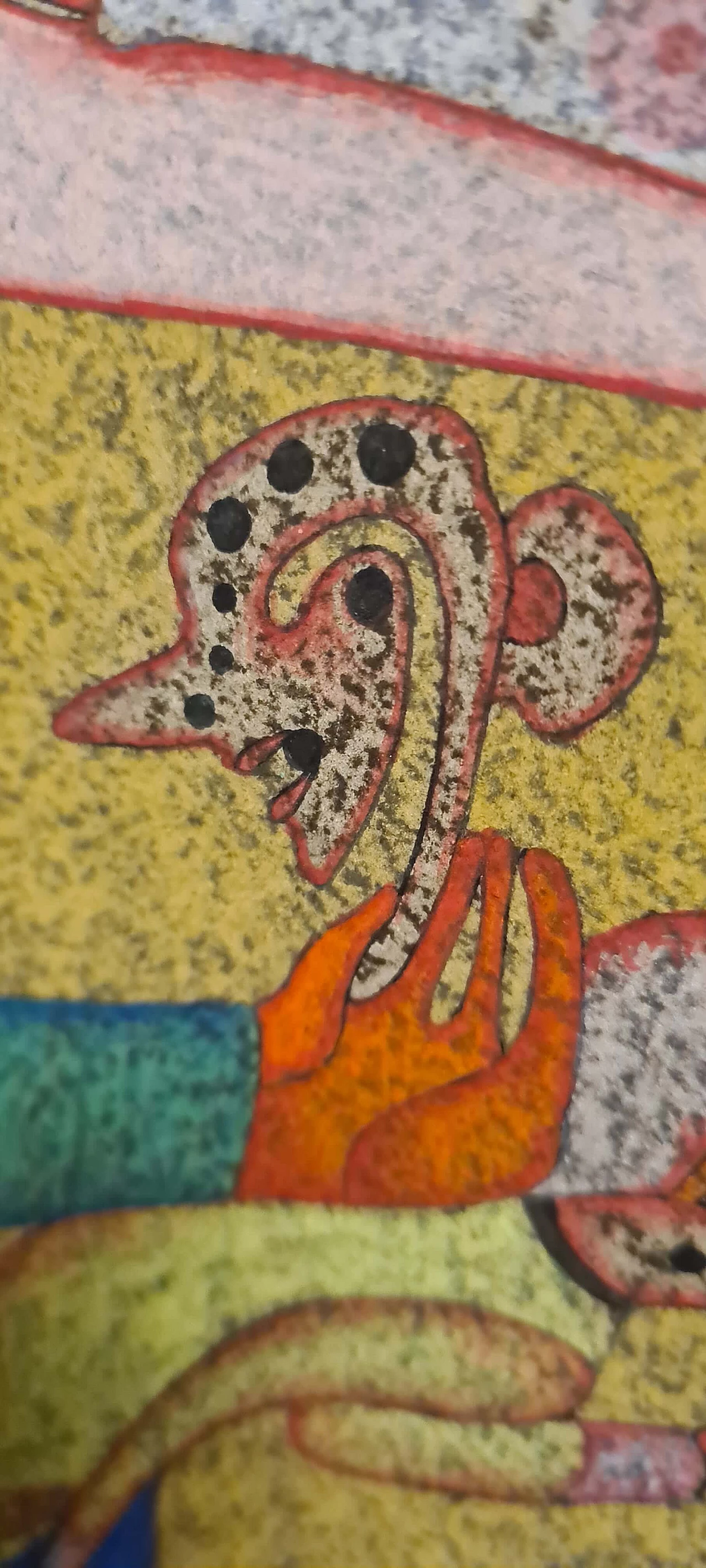 Mihail Chemiakin, Carnival of Saint Petersburg, mixed media painting on cardboard, 1981 11