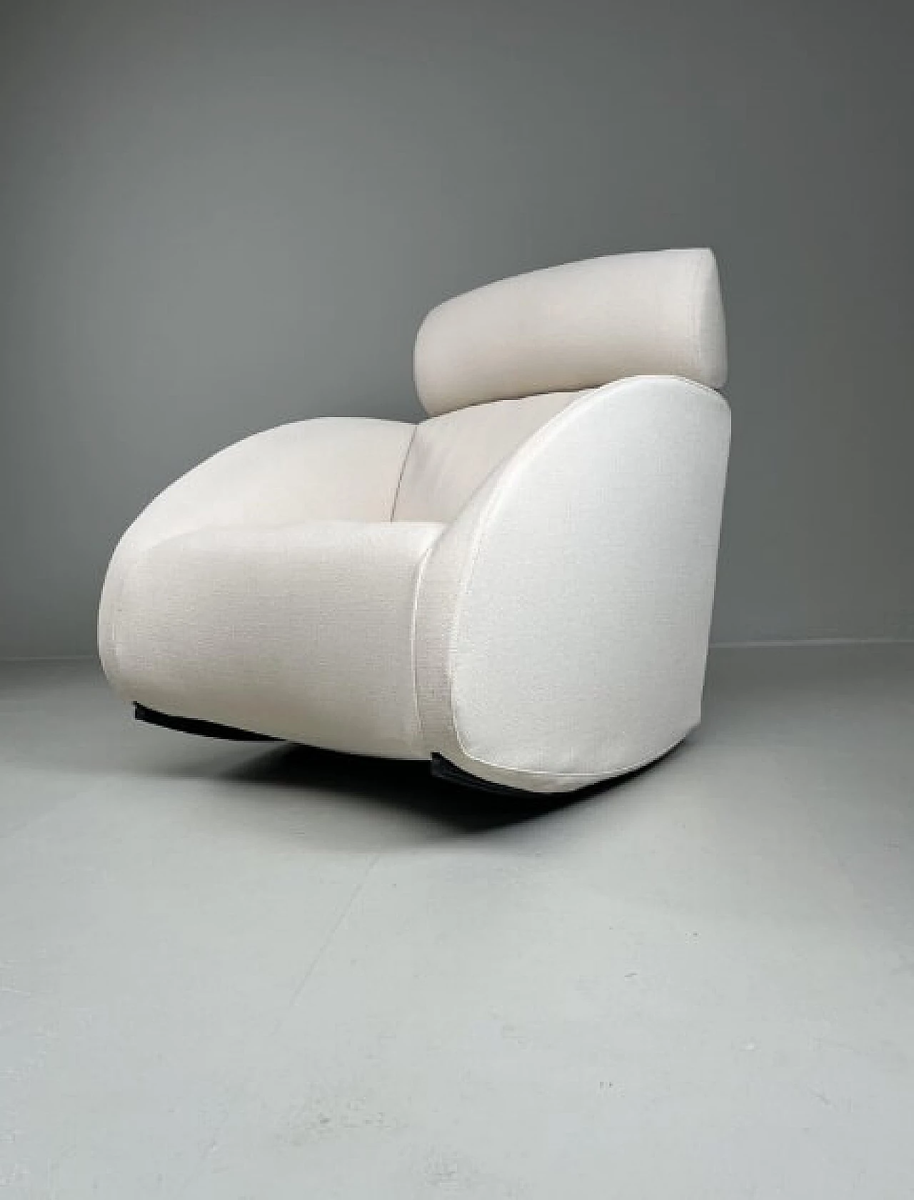 Mama armchair and Tato pouf by Baleri and Santachiara for Baleri, 1990s 1