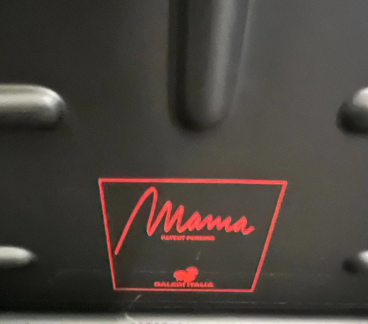 Mama armchair and Tato pouf by Baleri and Santachiara for Baleri, 1990s 2