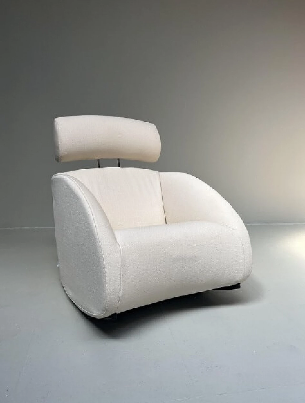 Mama armchair and Tato pouf by Baleri and Santachiara for Baleri, 1990s 4