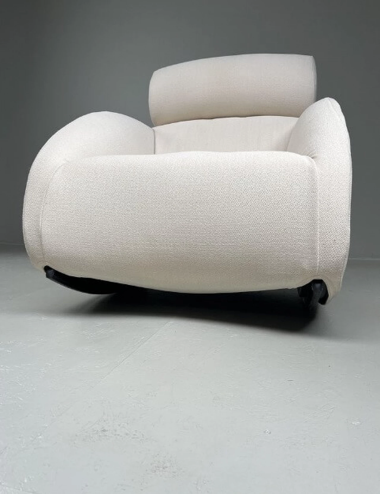 Mama armchair and Tato pouf by Baleri and Santachiara for Baleri, 1990s 5