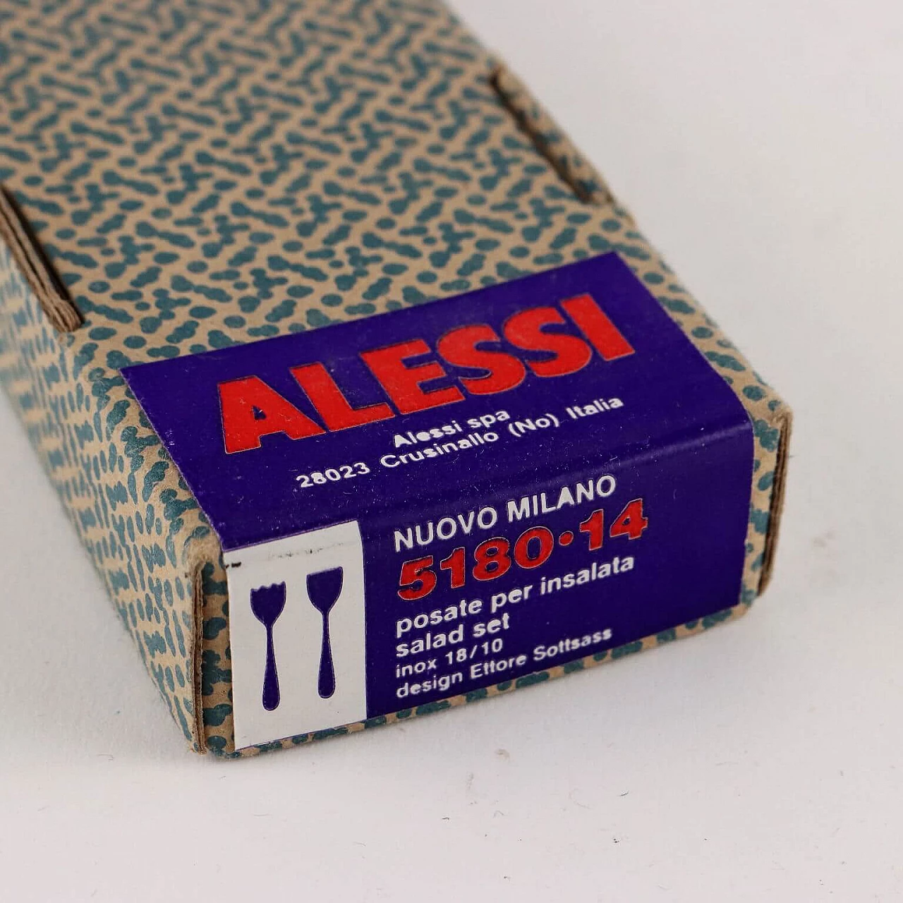 Servizio di posate di Ettore Sottsass per Alessi, anni '80 9