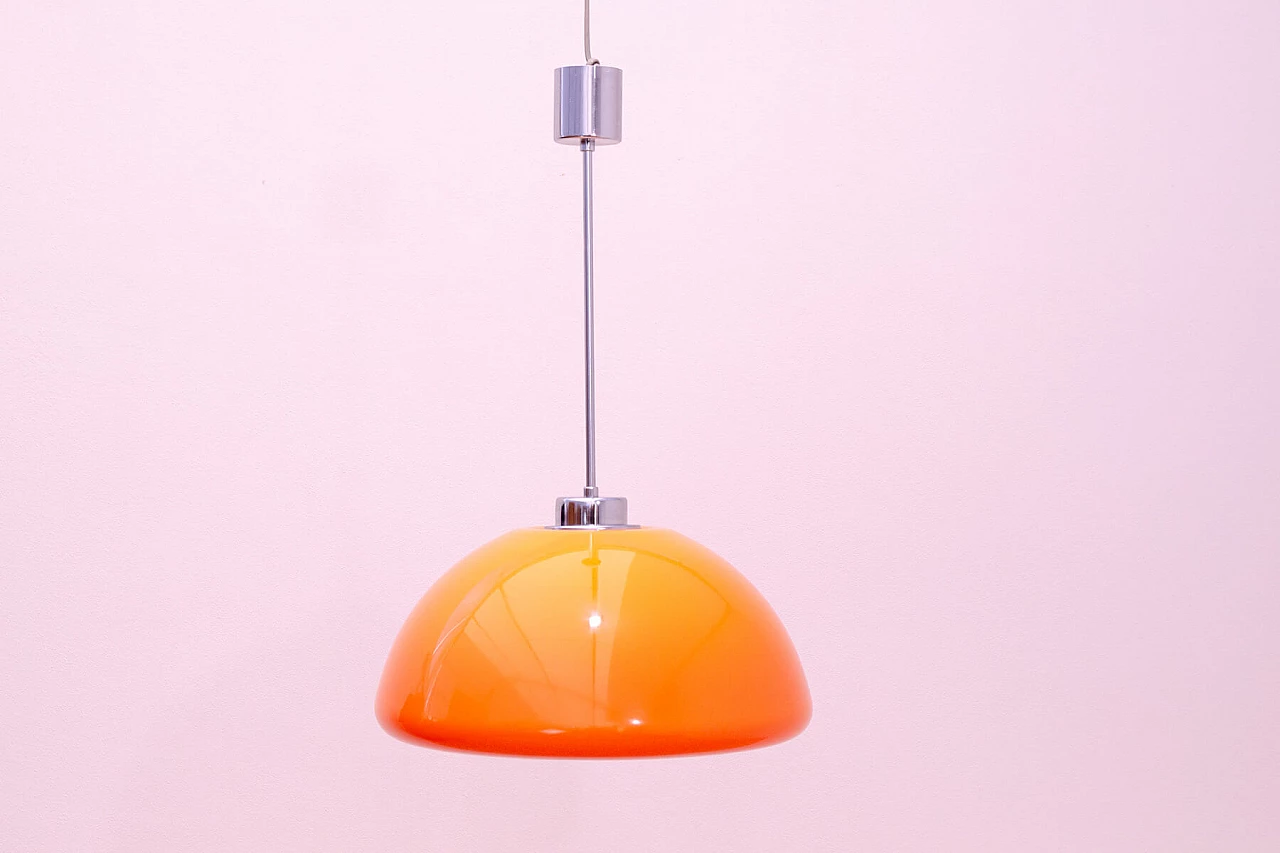 Hanging lamp by Harvey Guzzini for Meblo, 1970s 3