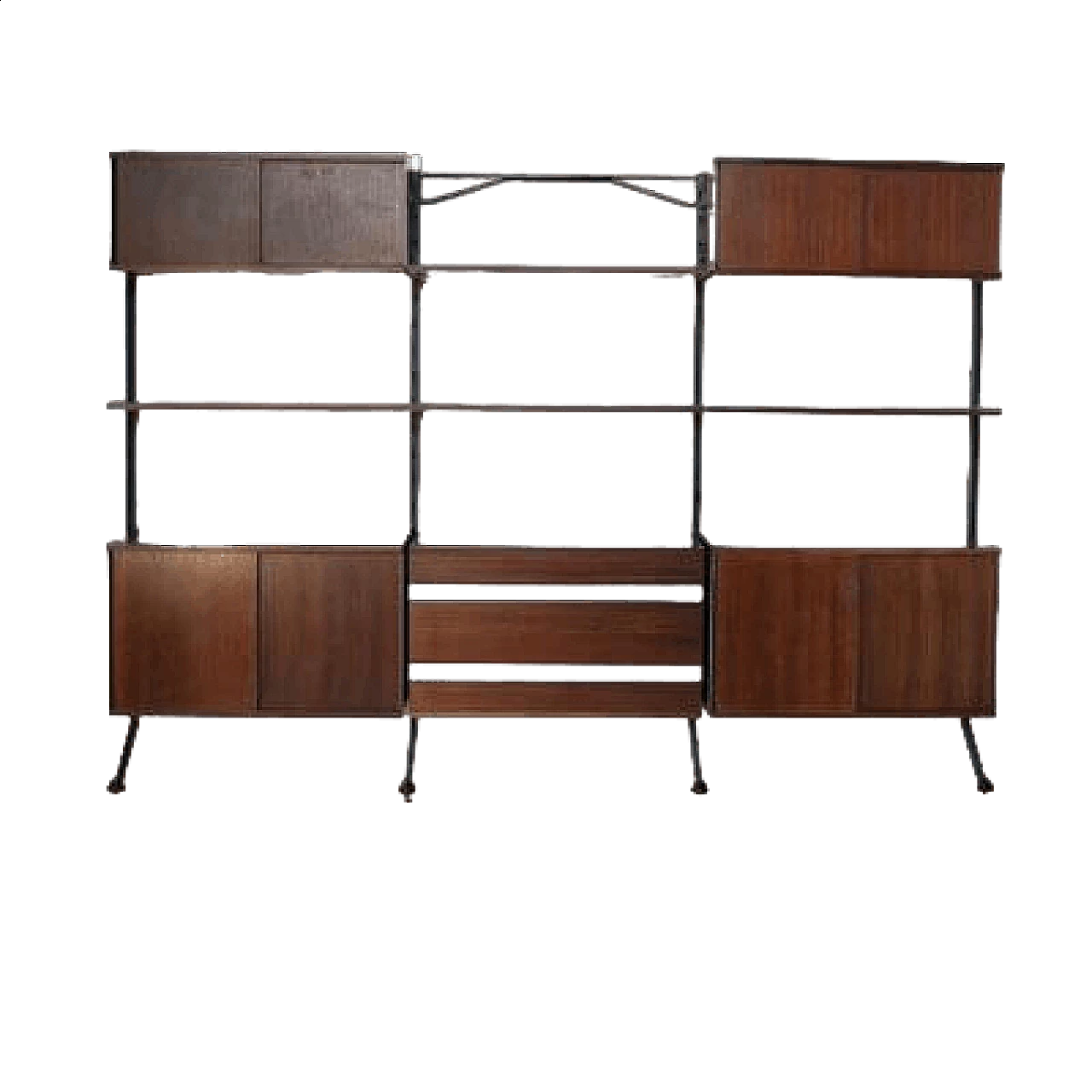 Mim rosewood bookcase by Ico Parisi for MIM Roma, 1960s 9