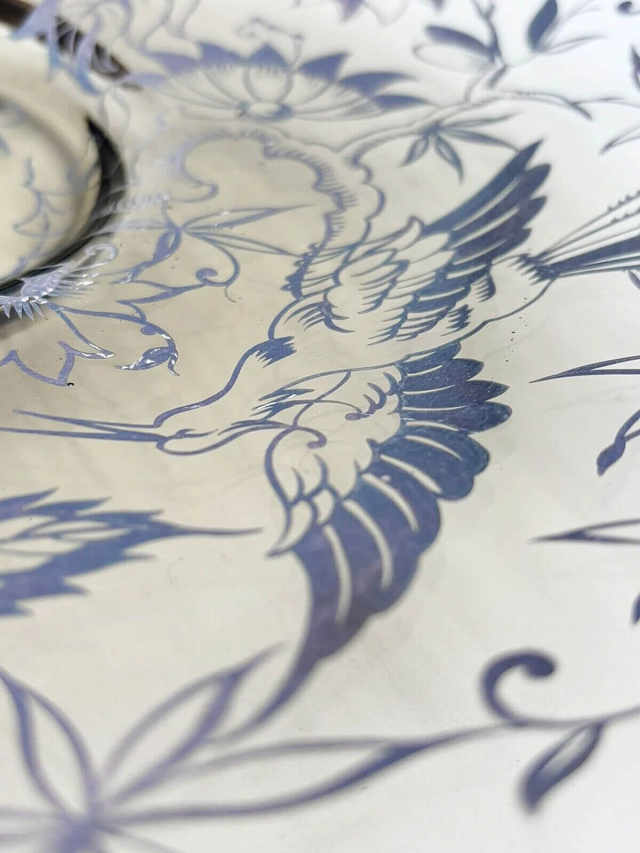 Centrotavola in vetro di Murano con overlay in argento, primi anni '30 6