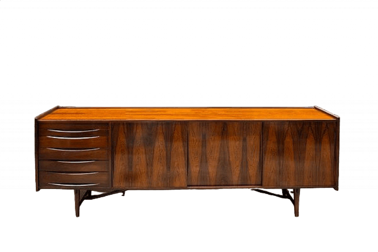 Credenza danese in palissandro, anni '60 10