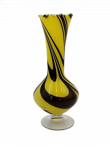 Coloured Murano glass vase by Carlo Moretti, 1970s