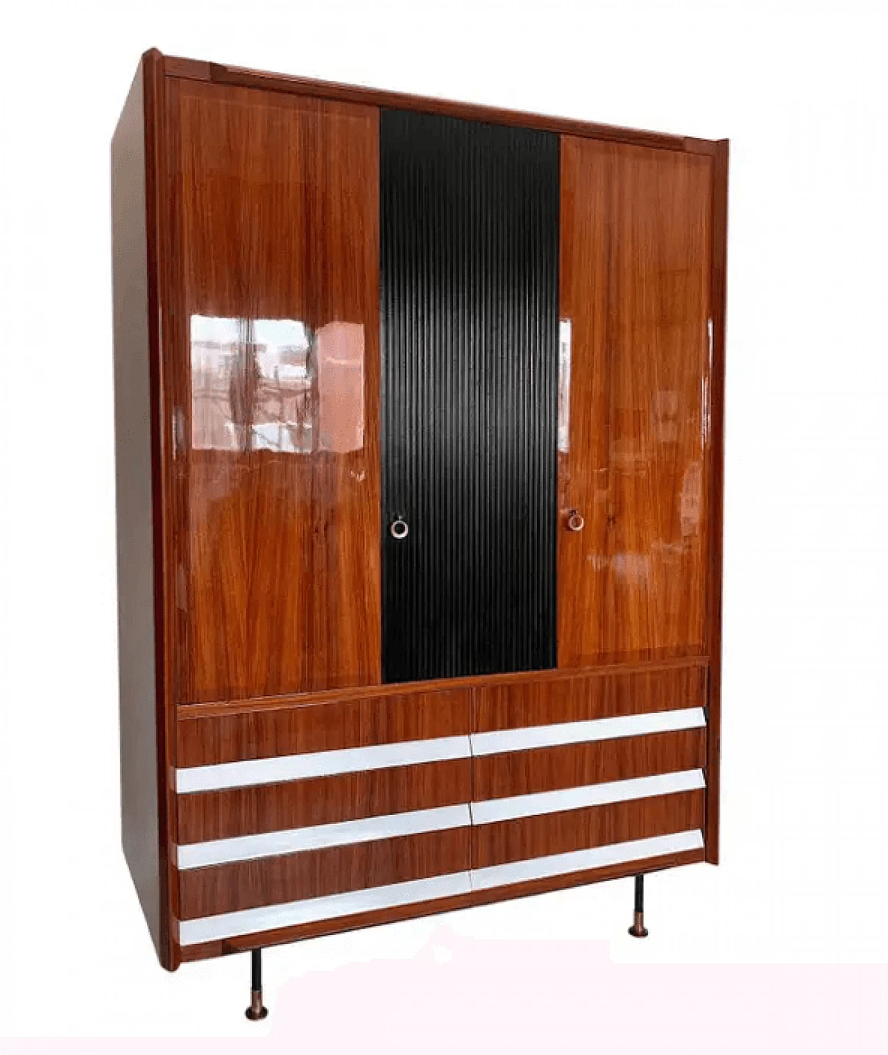 Armadio in noce, anni '50 Gio Ponti Dassi 1