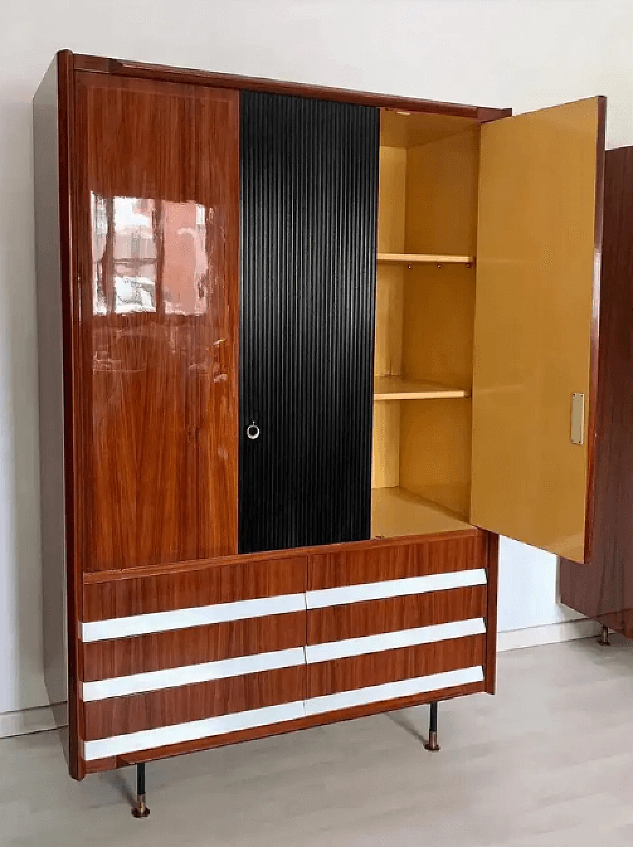 Armadio in noce, anni '50 Gio Ponti Dassi 7