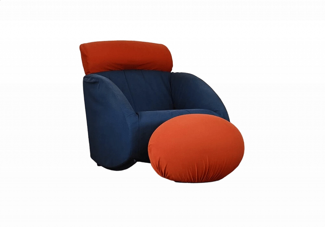 Mama armchair and Tato pouf by Santachiara and Baleri for Baleri 10
