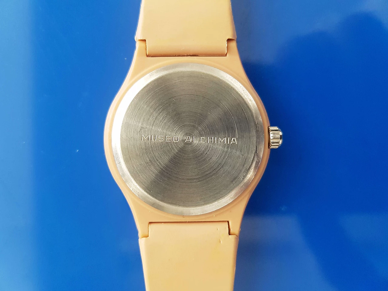 Plastic and rubber wristwatch by A. Mendini for Museo Alchimia, 1990s 1