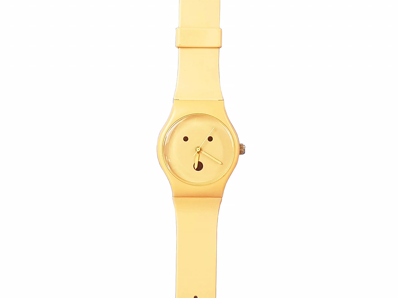 Plastic and rubber wristwatch by A. Mendini for Museo Alchimia, 1990s 7
